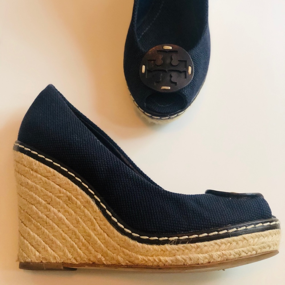 Tory Burch Medallion Wedge